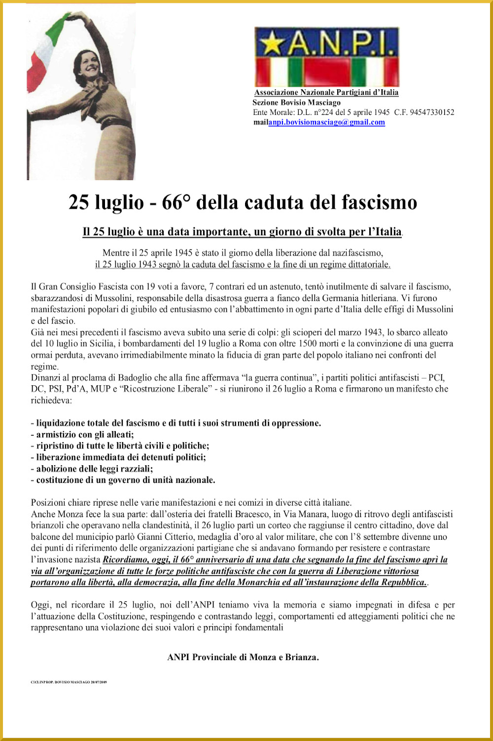 foto Manifesto 25 Luglio