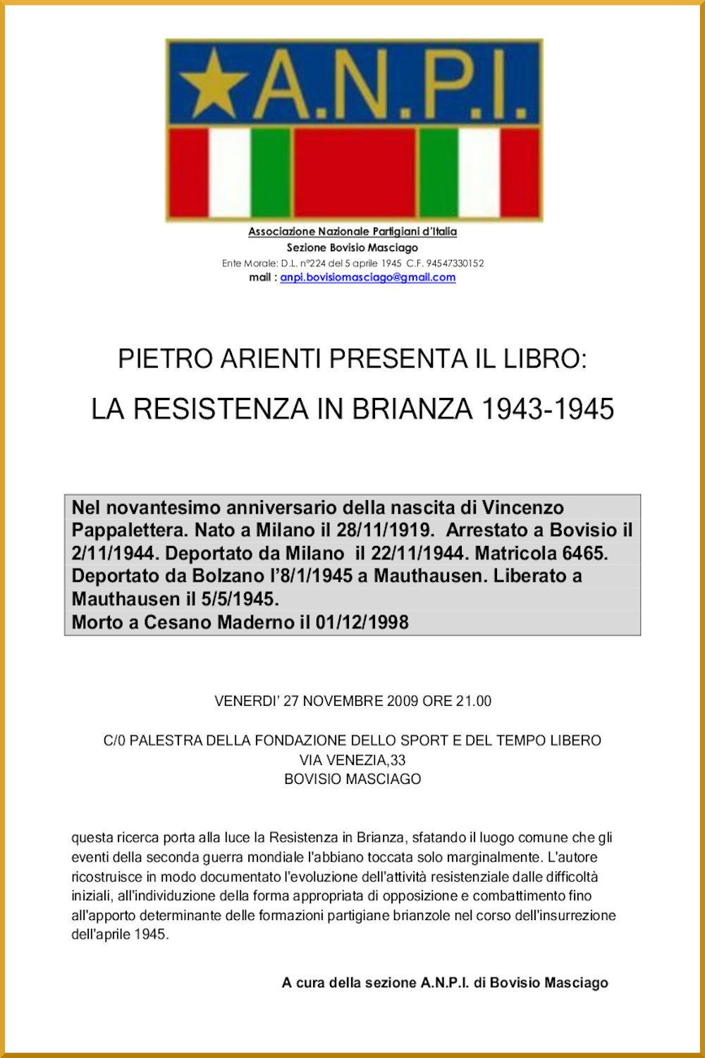 foto, manifesto dell'evento