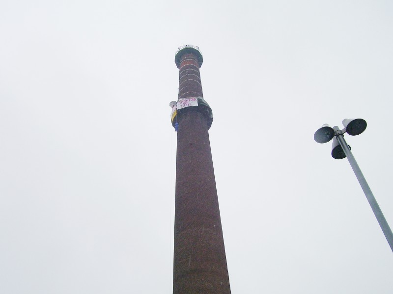 Foto presidio e occupazione della Torre Carlo Erba di Via Imbonati a Milano