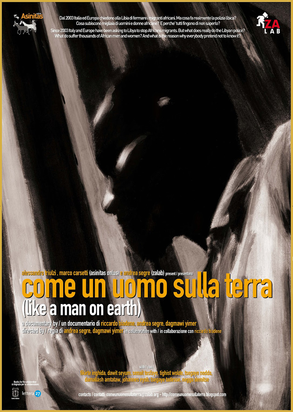 Foto Locandina del film -Come un uomo sulla terra-