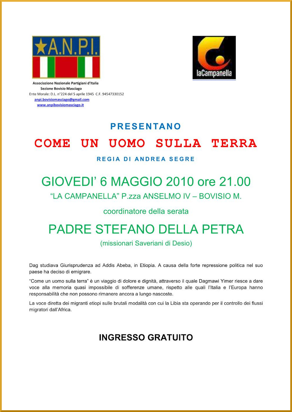 Foto Manifesto dell'evento