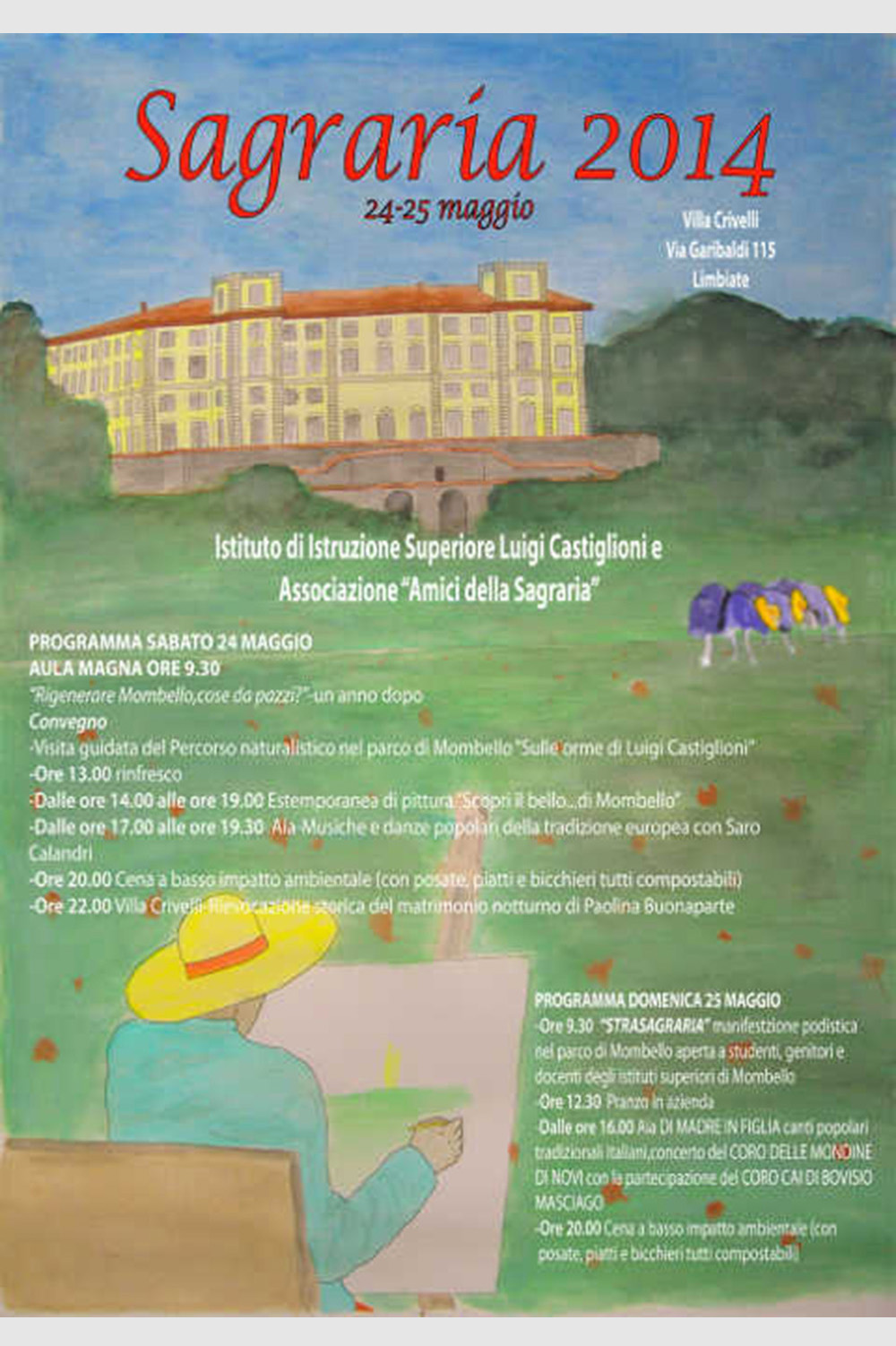 Manifesto programma della festa