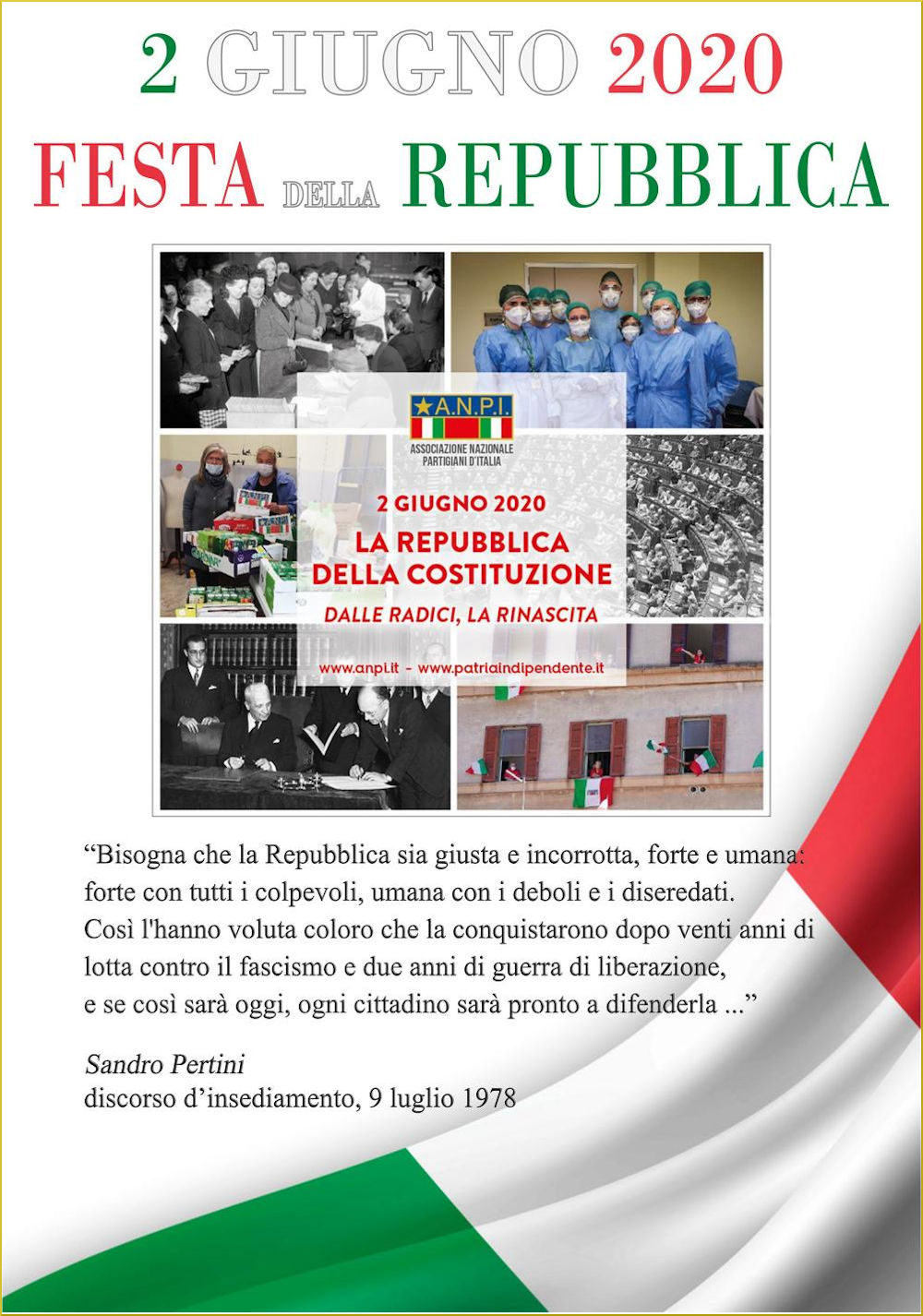 2 giugno 2020, manifesto