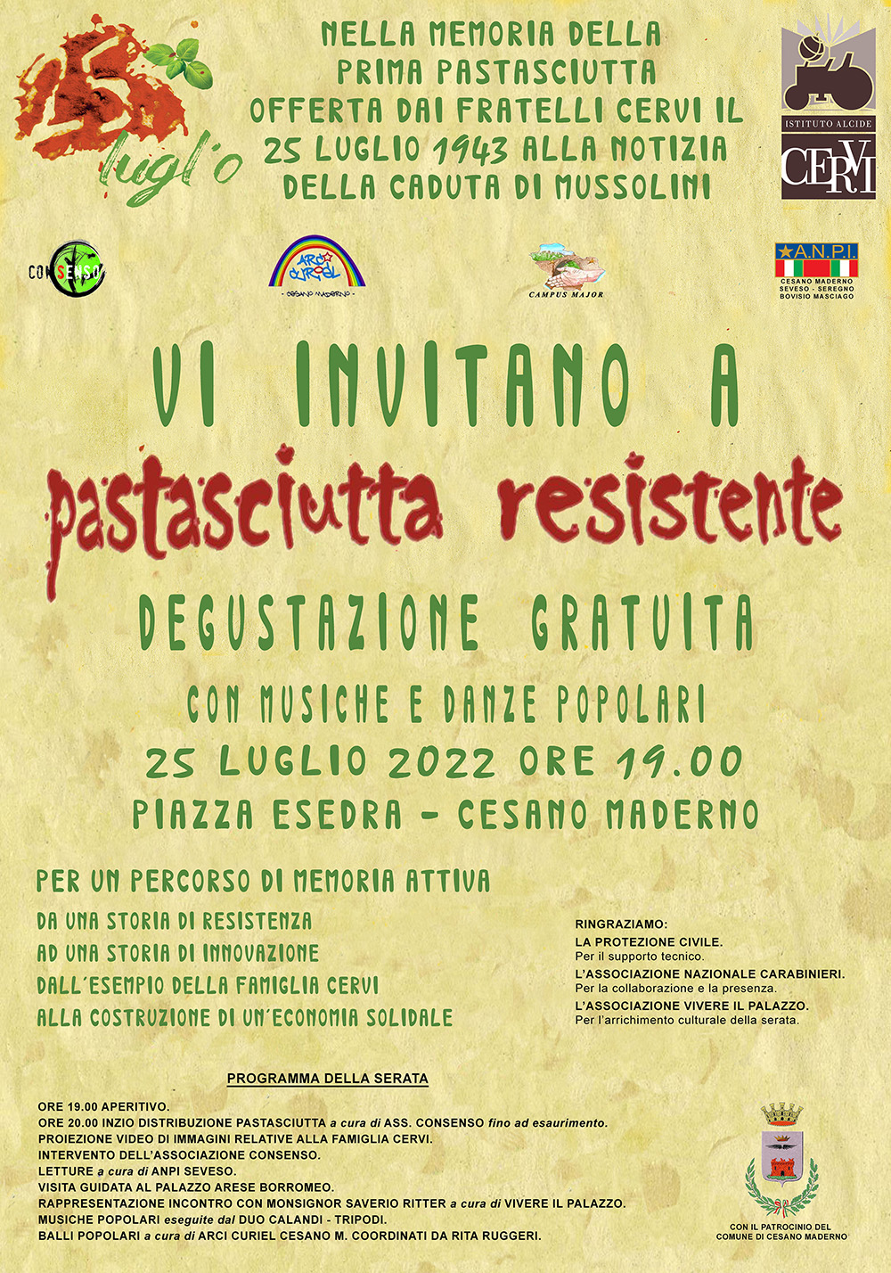 Manifesto Pastasciutta Resistente 2022