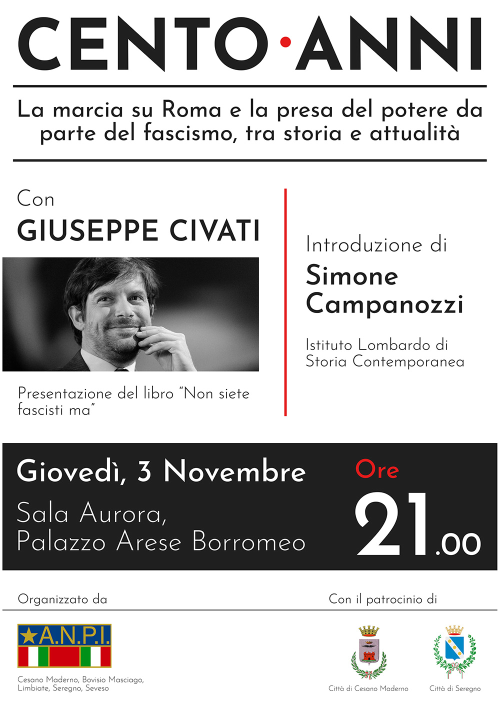 Manifesto ANPI 100 Anni