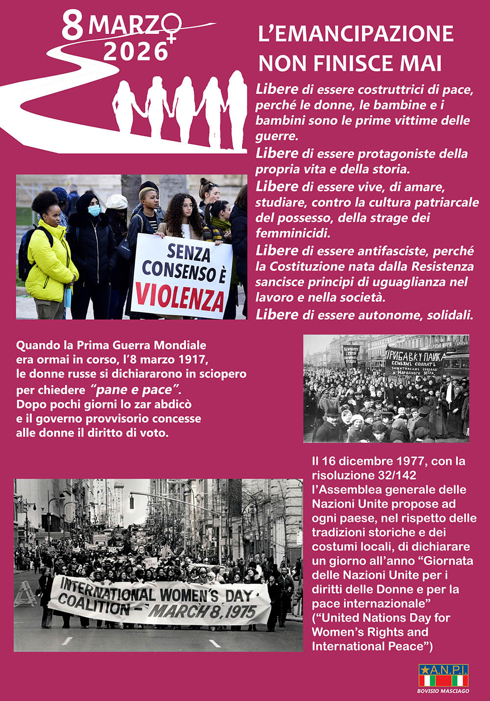Manifesto 8 Marzo 2026