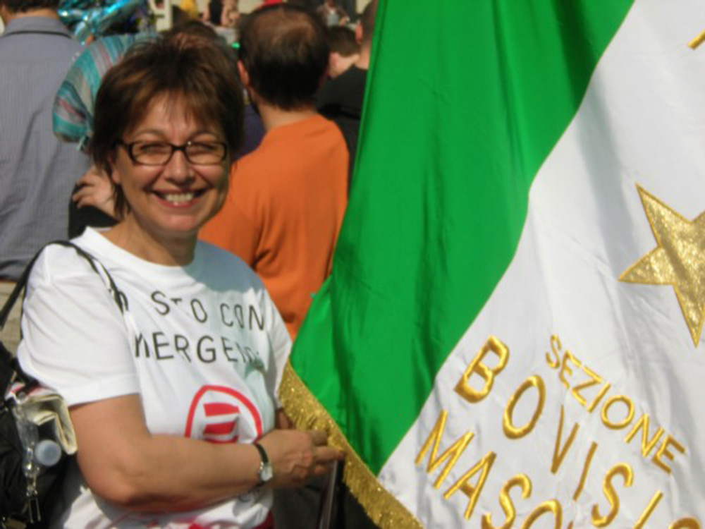 foto, momenti del corteo nazionale a Milano