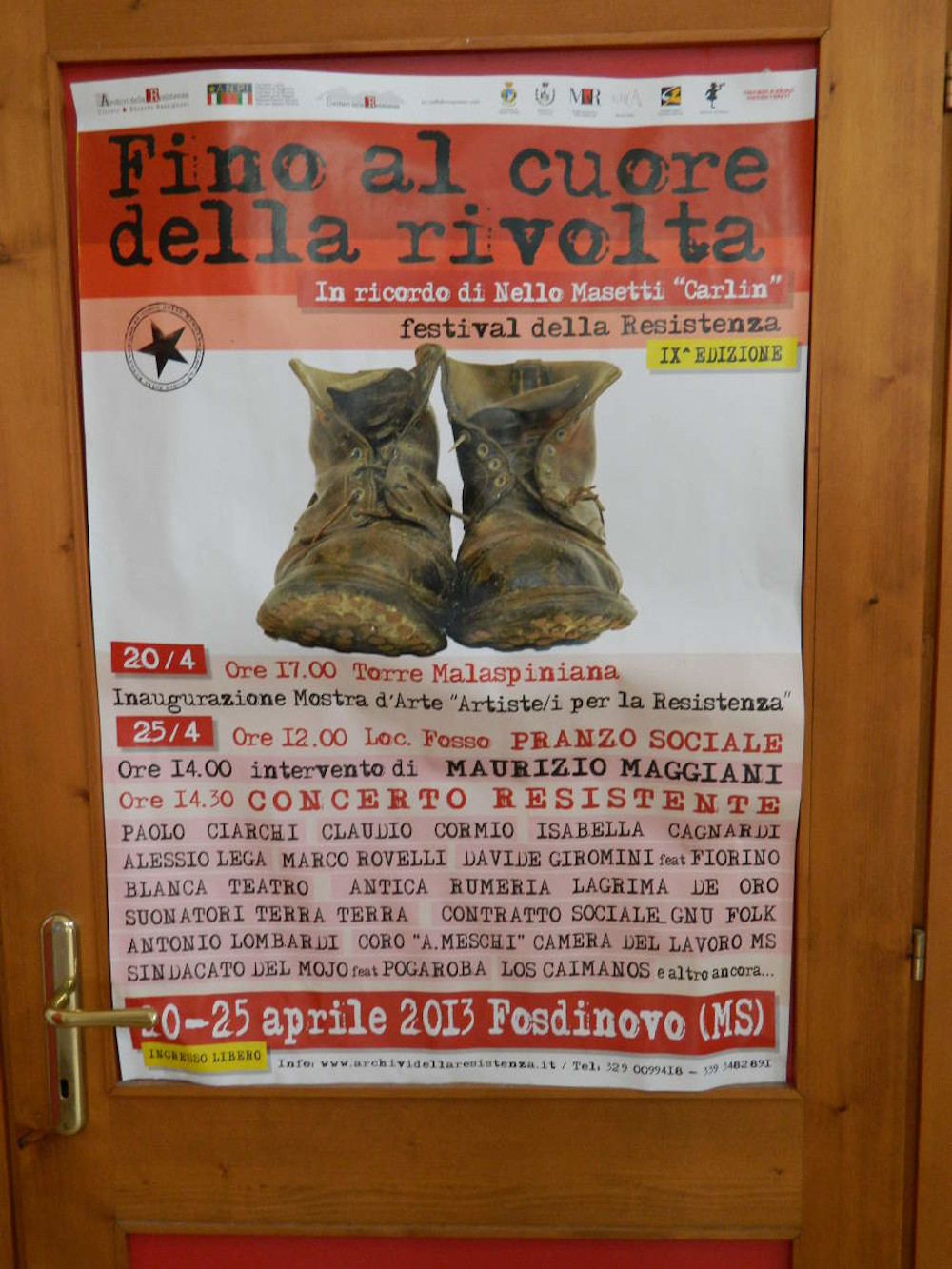 Manifesto delle attività del museo