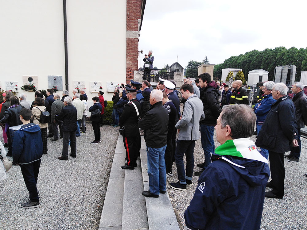 25 aprile 2019, foto cerimonia alle 7 lapidi