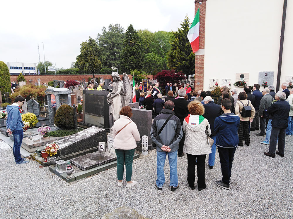 25 aprile 2019, foto cerimonia alle 7 lapidi