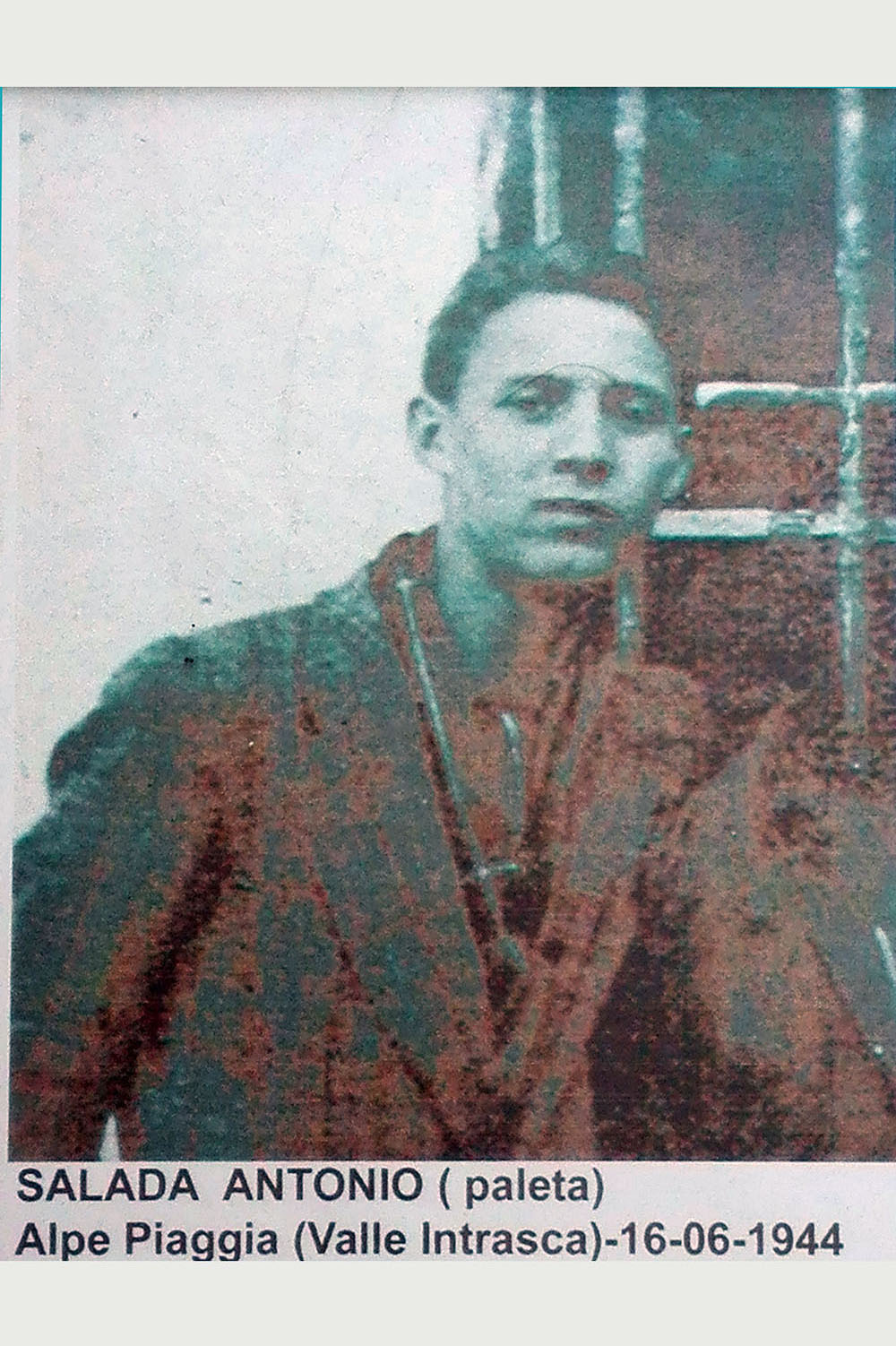 Foto del giovane partigiano