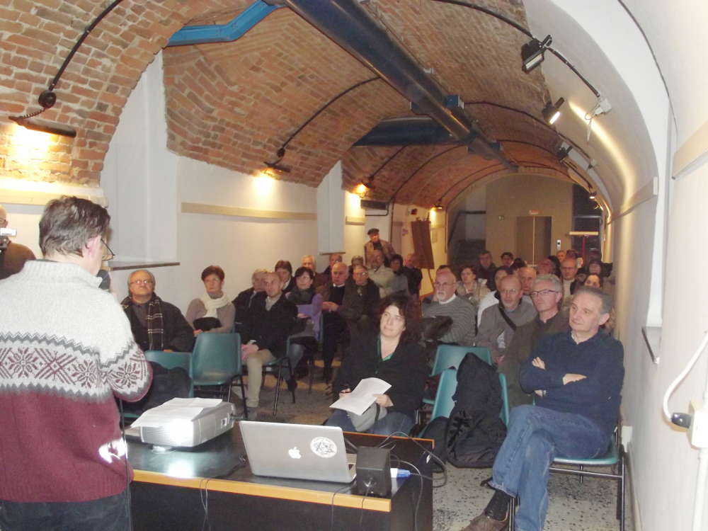 foto presentazione dell'incontro a cura di ANPI Bovisio Masciago
