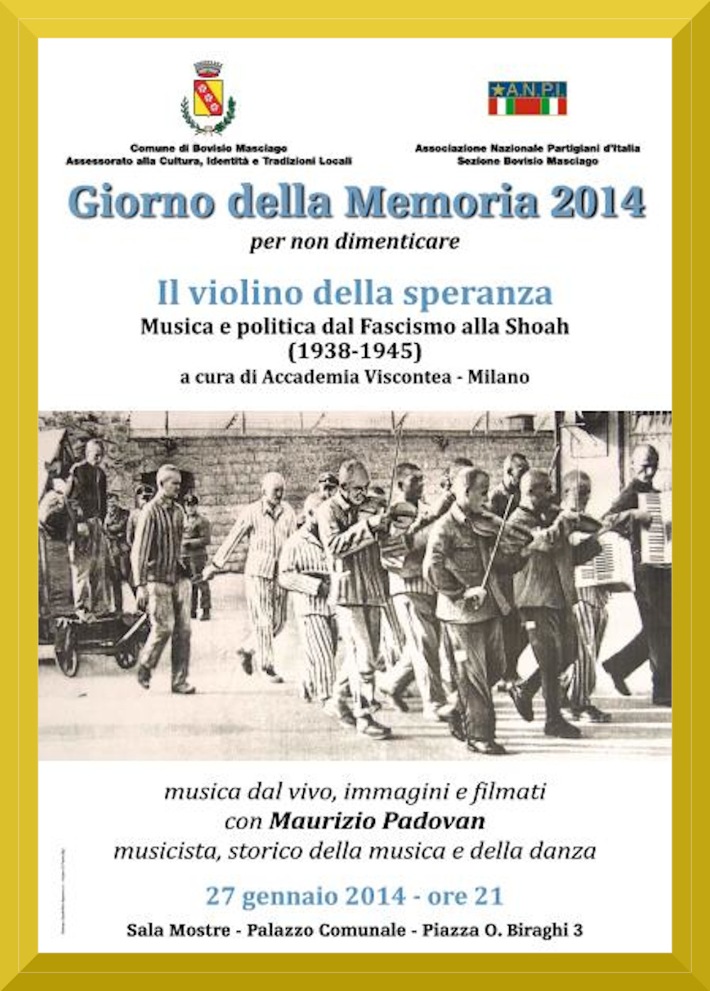 foto Manifesto Giorno della memoria 2014