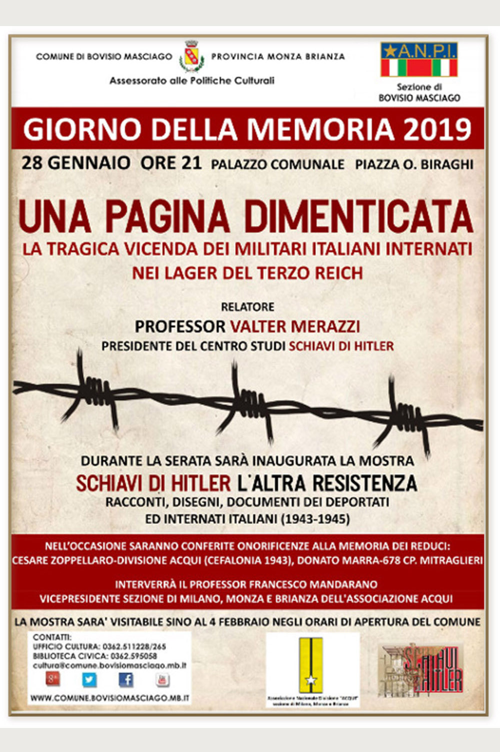 foto Manifesto celebrativo 2019