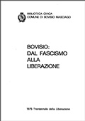 foto copertina libro Bovisio dal fascismo alla liberazione